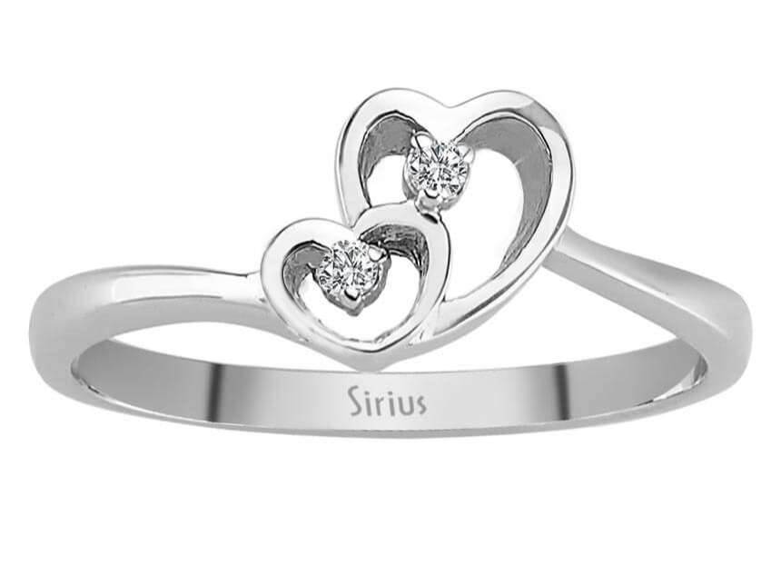 Diamant Herz Ring – handgefertigter Diamantschmuck aus Feingold | Sirius Diamant