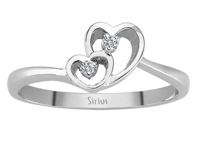 Diamond Heart Ring