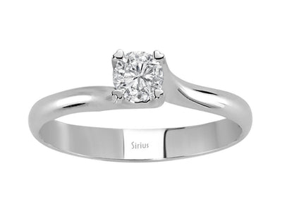 0.30 carat diamond solitaire ring