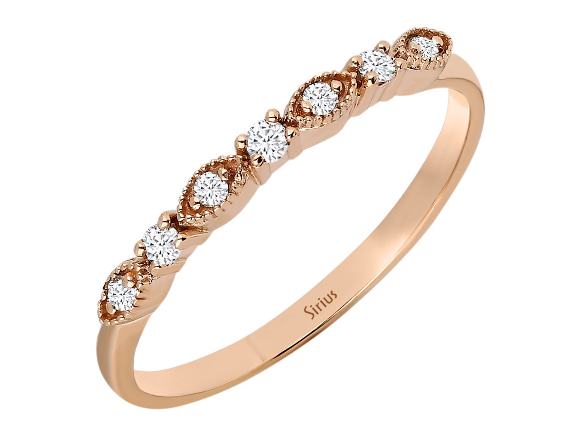 Diamant Ibiza Ring - handgefertigter Diamantschmuck aus Feingold | Sirius Diamant