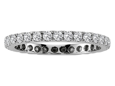 0.82 carat diamond all around alliance in 585 14 K white gold
