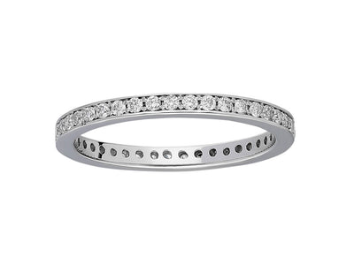 0.44 carat diamond all-around alliance in 585 14 K white gold