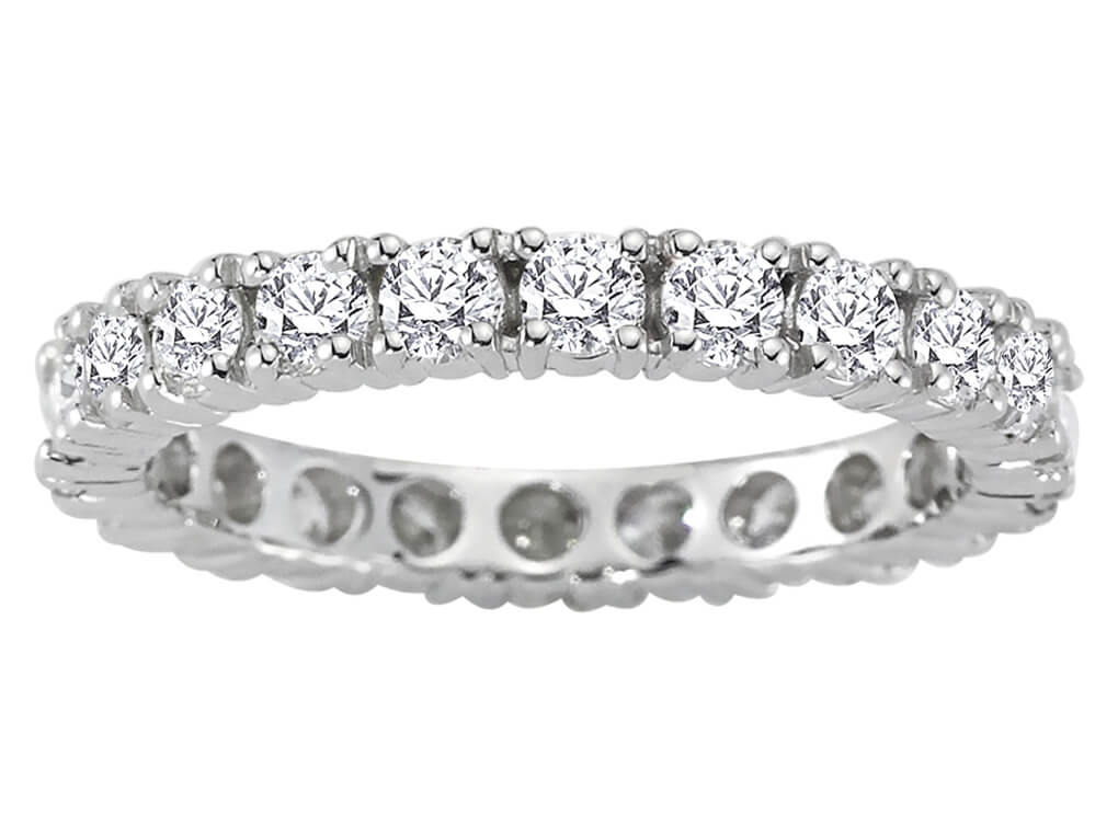 1,63 Karat Diamant rundum Allianz - handgefertigter Diamantschmuck aus Feingold | Sirius Diamant