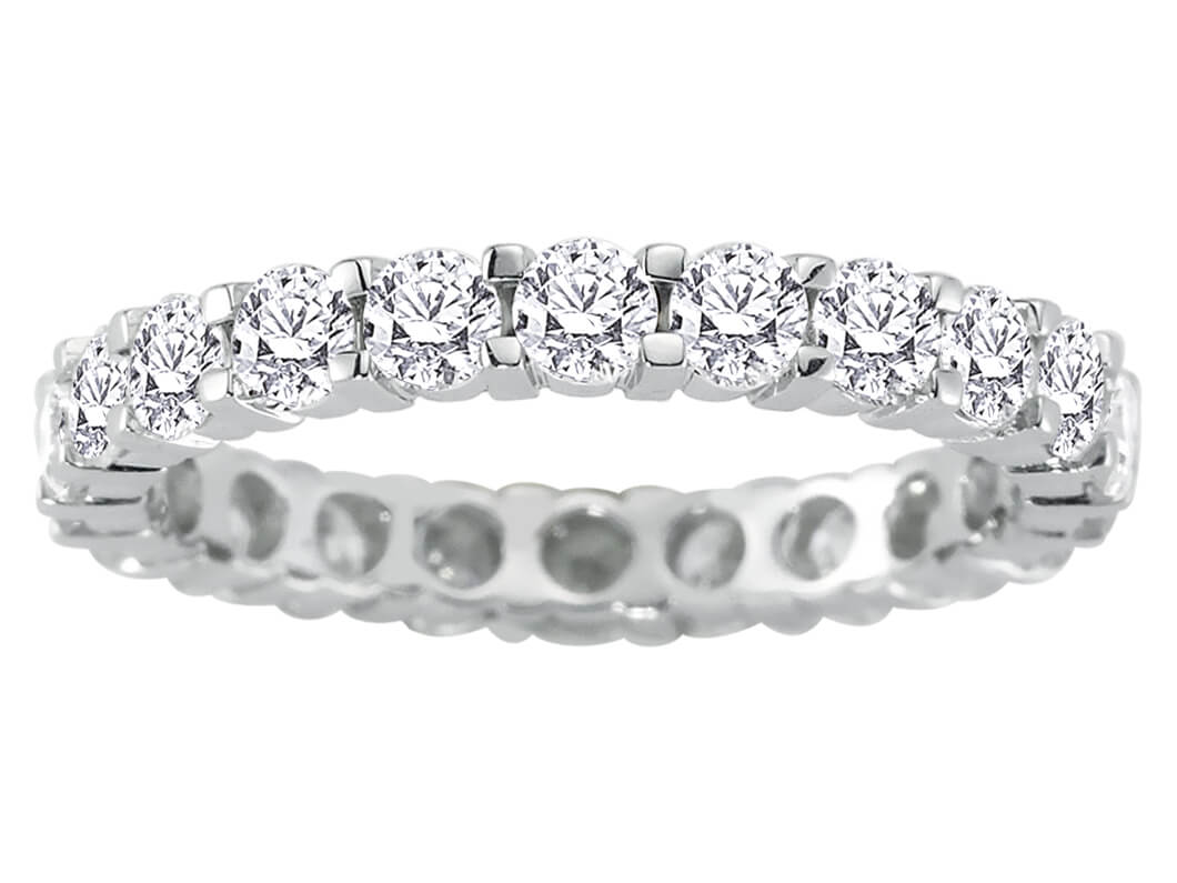 2,05 Karat Diamant rundum Allianz - handgefertigter Diamantschmuck aus Feingold | Sirius Diamant