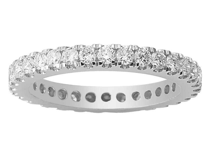 1,13 Karat Diamant rundum Allianz - handgefertigter Diamantschmuck aus Feingold | Sirius Diamant