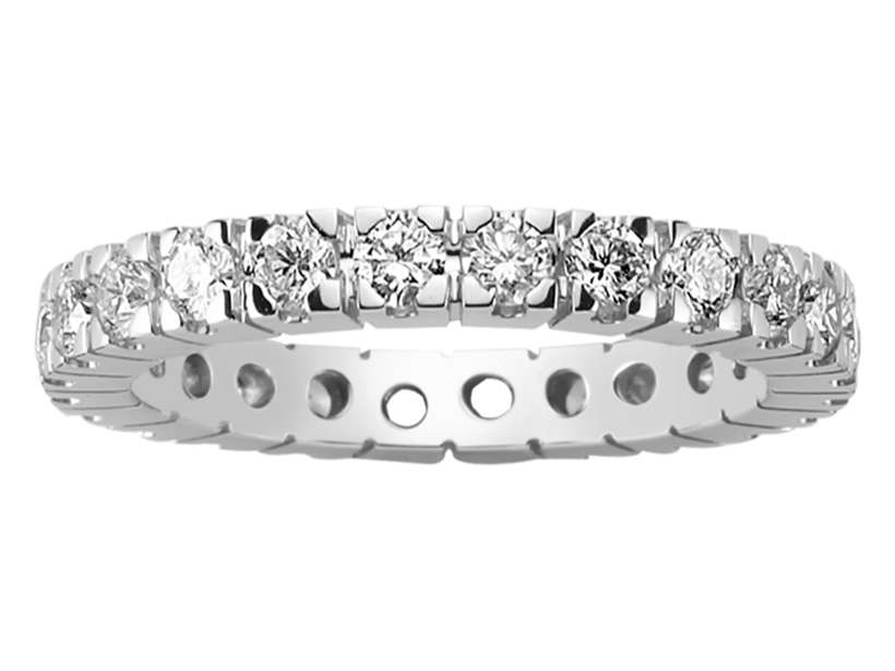 1,40 Karat Diamant rundum Allianz - handgefertigter Diamantschmuck aus Feingold | Sirius Diamant