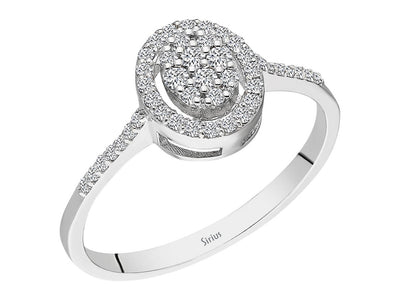 0.26 carat diamond Alya ring