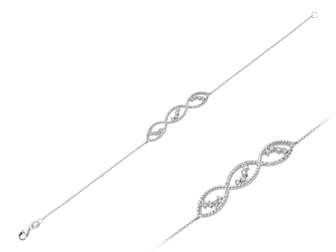 0.55 carat diamond bracelet