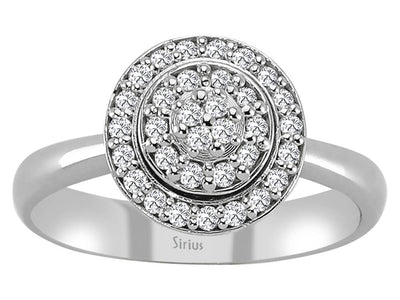 Diamond ladies' ring