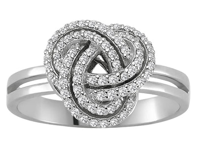 Diamond Spiral Ring