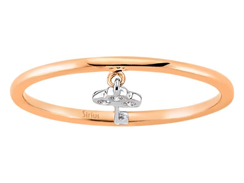 Diamant Schlüssel Ring - handgefertigter Diamantschmuck aus Feingold | Sirius Diamant