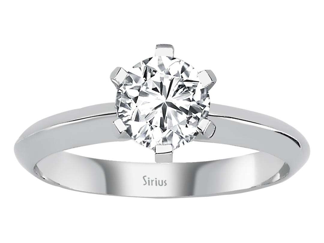 0,85 Carat Diamant Solitaire Ring - handgefertigter Diamantschmuck aus Feingold | Sirius Diamant