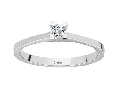 0.09 Carat Solitaire Diamond Ring
