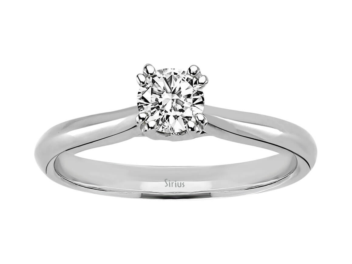 0,41 Carat Diamant Solitaire Ring - handgefertigter Diamantschmuck aus Feingold | Sirius Diamant