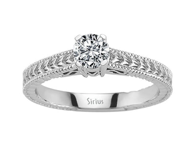 0.39 carat diamond solitaire ring