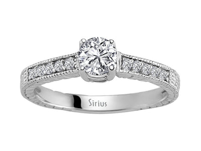 0.61 carat diamond solitaire ring
