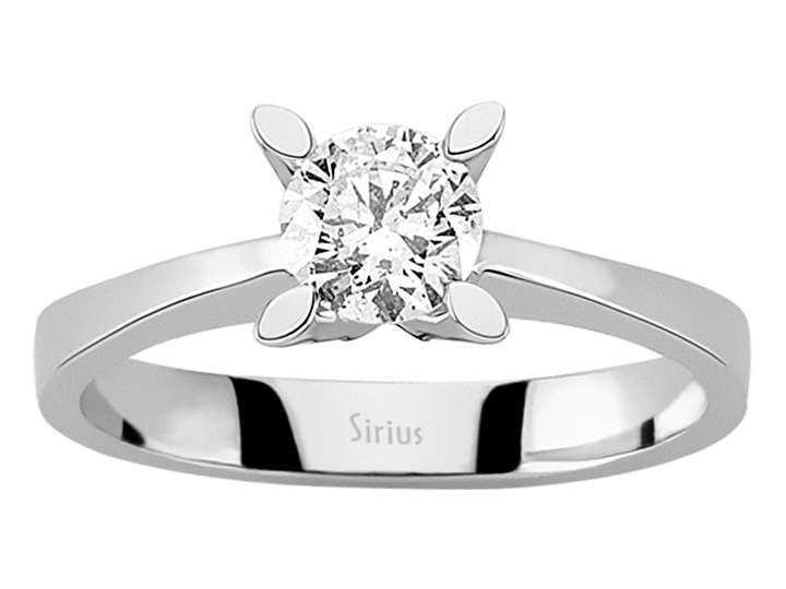 0,65 Karat Diamant Solitär Ring – handgefertigter Diamantschmuck aus Feingold | Sirius Diamant
