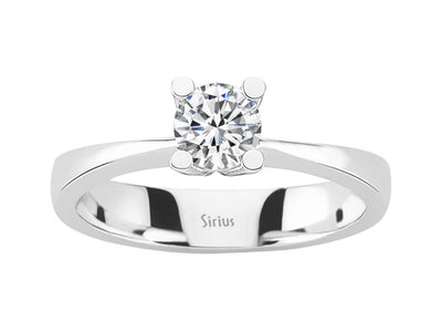 0.38 carat diamond solitaire ring