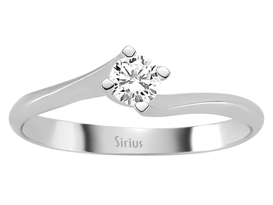 0,20 Carat Diamant Solitaire Ring - handgefertigter Diamantschmuck aus Feingold | Sirius Diamant