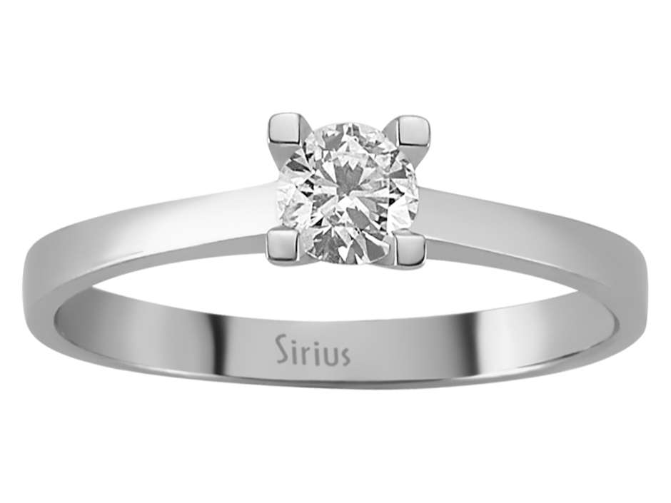 0,31 Karat Diamant Solitaire Ring - handgefertigter Diamantschmuck aus Feingold | Sirius Diamant