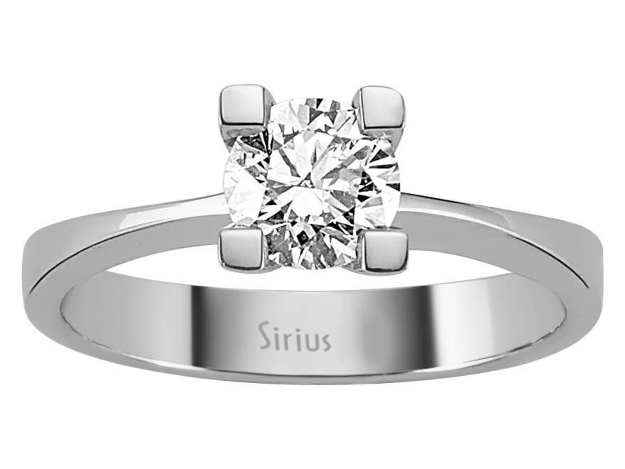0,72 Karat Diamant Solitaire Ring - handgefertigter Diamantschmuck aus Feingold | Sirius Diamant