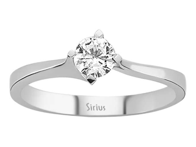 0,32 Carat Diamant Solitär Ring - handgefertigter Diamantschmuck aus Feingold | Sirius Diamant