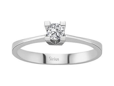 0.18 carat diamond solitaire ring
