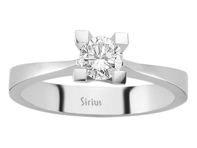 0.39 carat diamond solitaire ring