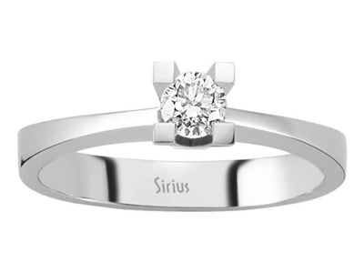 0.24 carat diamond solitaire ring