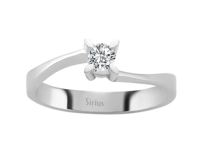 0.19 carat diamond solitaire ring