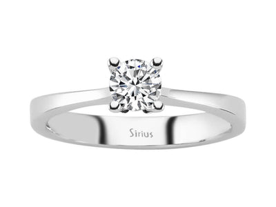 0.39 carat diamond solitaire ring