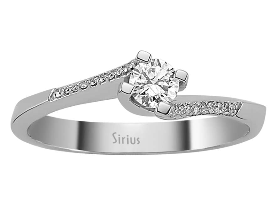 0,25 Karat Diamant Solitaire Ring - handgefertigter Diamantschmuck aus Feingold | Sirius Diamant