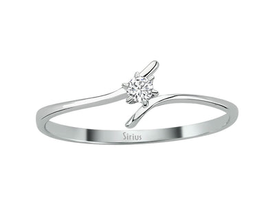 0.05 carat diamond solitaire ring