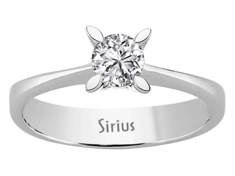 0,40 Carat Diamant Solitär Ring – handgefertigter Diamantschmuck aus Feingold | Sirius Diamant