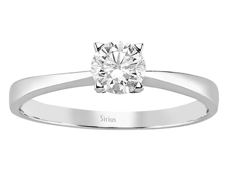 0,48 Carat Diamant Solitär Ring - handgefertigter Diamantschmuck aus Feingold | Sirius Diamant