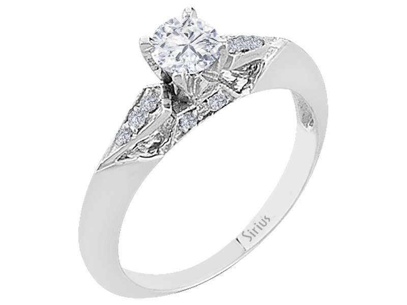 0,55 Karat Diamant Solitaire Ring – handgefertigter Diamantschmuck aus Feingold | Sirius Diamant