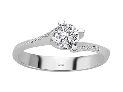 0.45 carat diamond solitaire ring