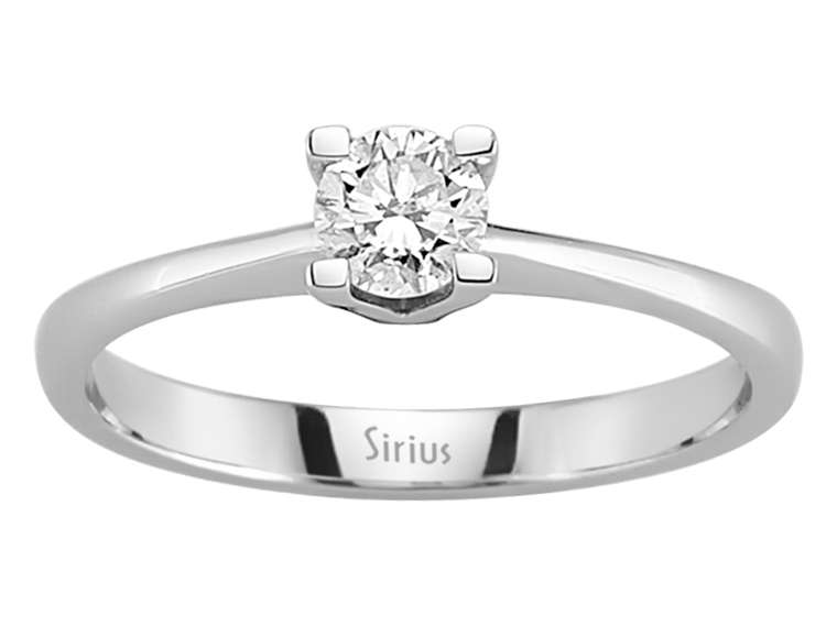 0,30 Carat Diamant Solitär Ring - handgefertigter Diamantschmuck aus Feingold | Sirius Diamant