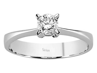 0.41 carat diamond solitaire ring