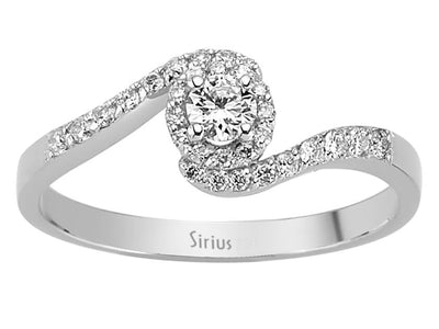 0.32 carat diamond solitaire ring