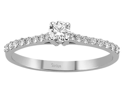 0.35 Total Carat Diamond Solitaire Ring