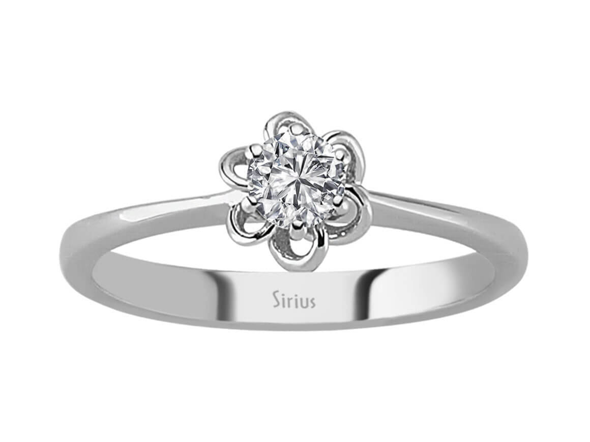 0,31 Karat Diamant Solitär Ring - handgefertigter Diamantschmuck aus Feingold | Sirius Diamant