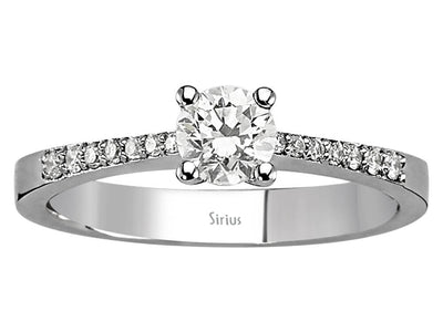 0.56 carat total carat solitaire ring proposal ring ladies ring