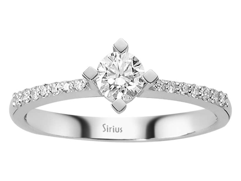 0.49 total carat diamond solitaire ring