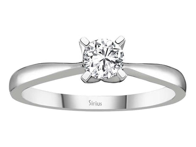 0.32 carat diamond solitaire ring