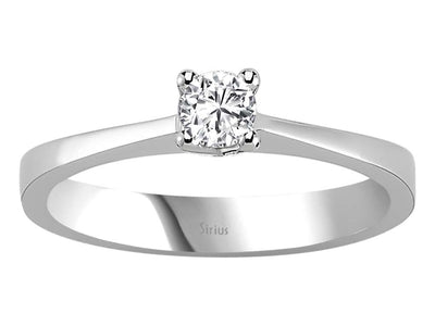0.20 carat diamond solitaire ring