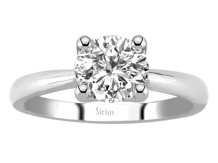 1,50 Carat Diamant Solitär Ring - handgefertigter Diamantschmuck aus Feingold | Sirius Diamant