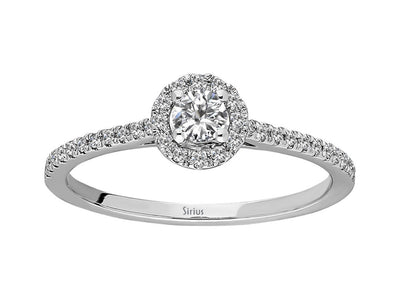 F Color 0.25 Carat Diamond Solitaire Ring