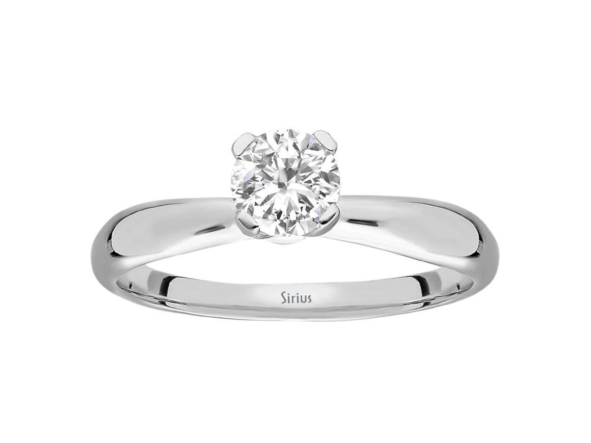 0,50 Carat Diamant Solitärring - handgefertigter Diamantschmuck aus Feingold | Sirius Diamant