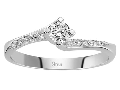 0.30 total carat diamond solitaire ring